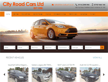 Tablet Screenshot of cityroadcars.co.uk